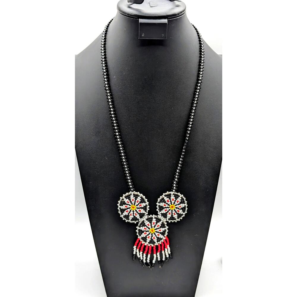 Native American Hand Made Beaded Necklace